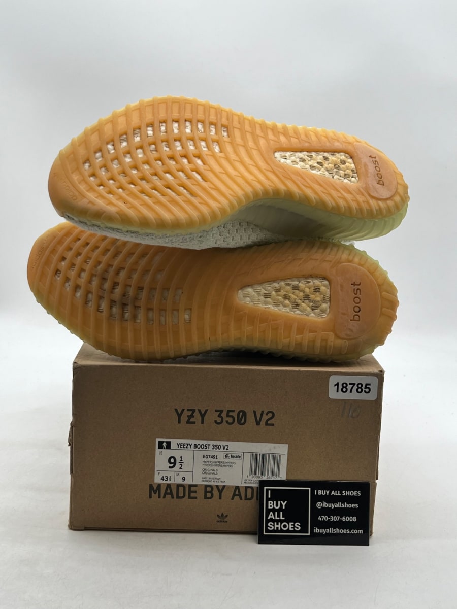 adidas Yeezy Boost 350 V2 Hyperspace 9.5 (Moderately Worn Pre-Owned) - Image 8