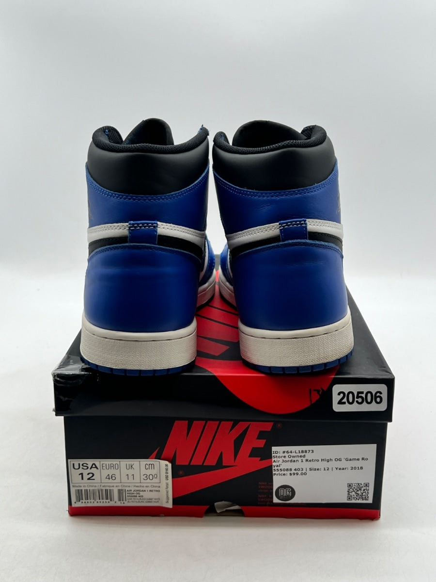 Jordan 1 Retro High Game Royal 12 (Lightly Worn Pre-Owned) - Image 3