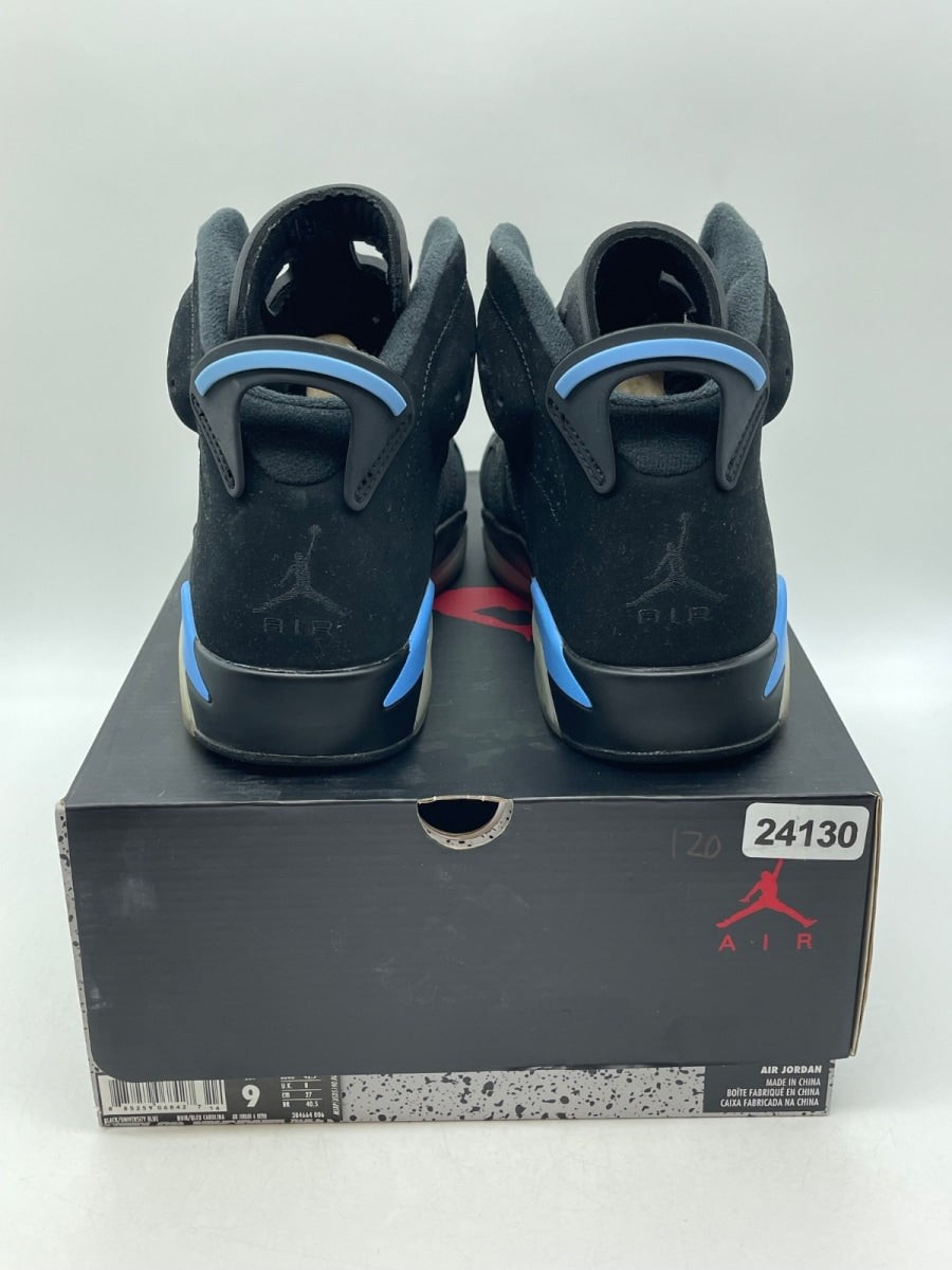 Jordan 6 Retro UNC 9 (Moderately Worn Pre-Owned)JordanBlack/University Blue - Image 3
