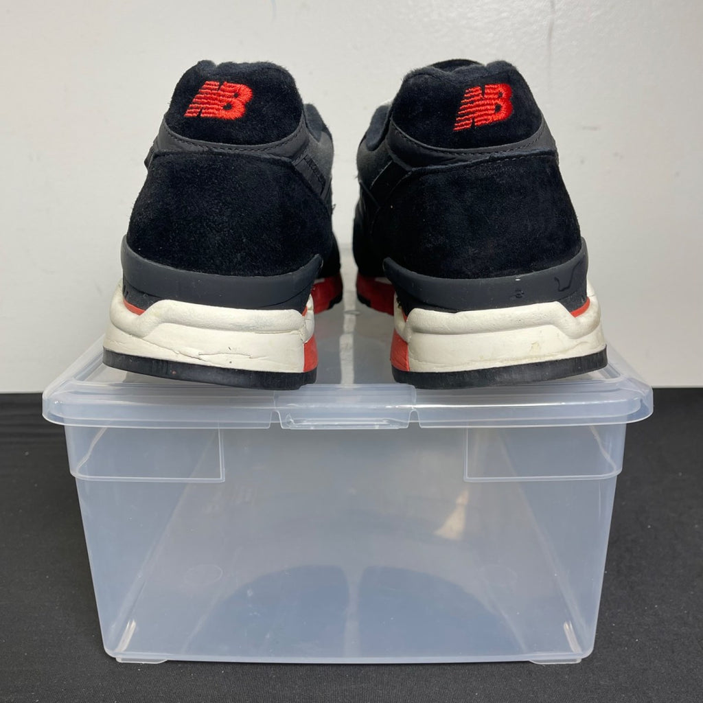 New Balance 998 Kithstrike Black Red 13 (Moderately Worn Pre-Owned)New BalanceBlack/Red - Image 4