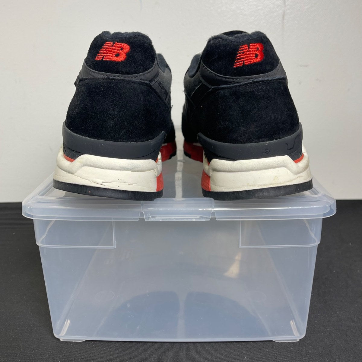 New Balance 998 Kithstrike Black Red 13 (Moderately Worn Pre-Owned)New BalanceBlack/Red - Image 4