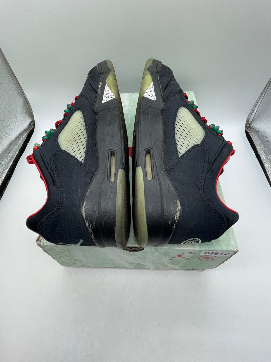 Jordan 5 Retro Low CLOT Jade 11 (Moderately Worn Pre-Owned)JordanBlack/Classic Jade-Fire Red-Metallic Silver - Image 6