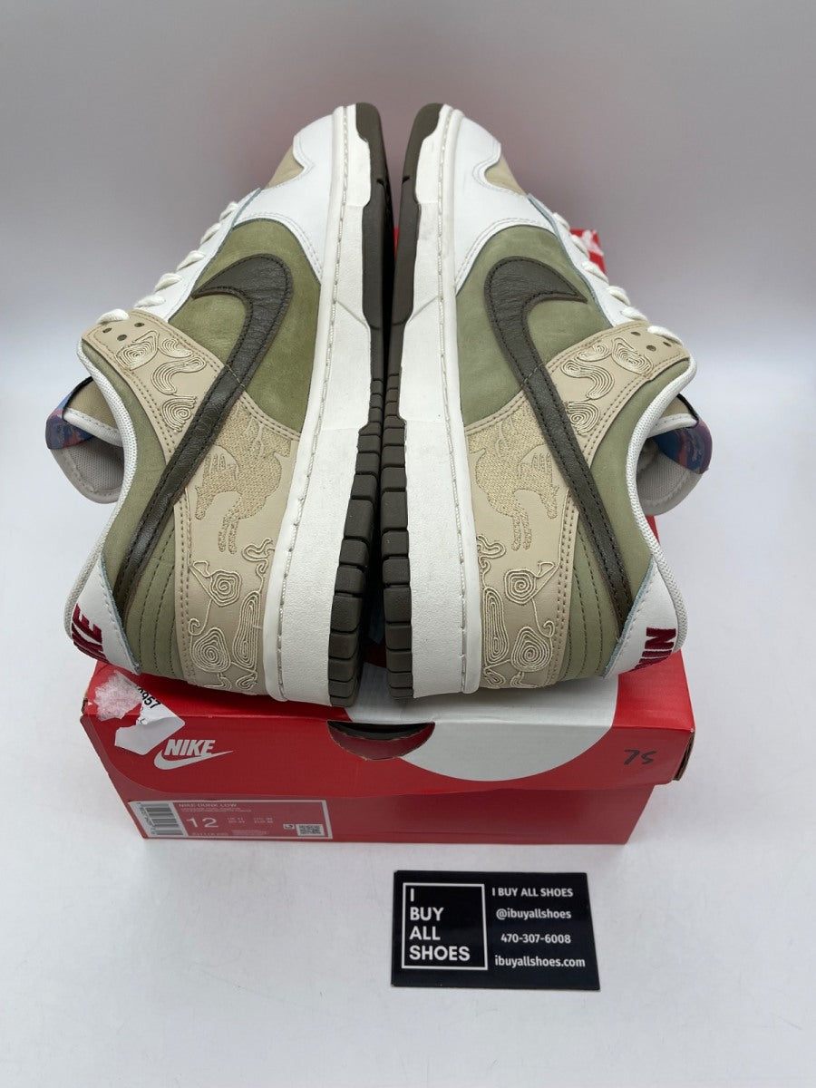 Nike Dunk Low Pegasus Pack Linen Phantom 12 (Moderately Worn Pre-Owned) - Image 6
