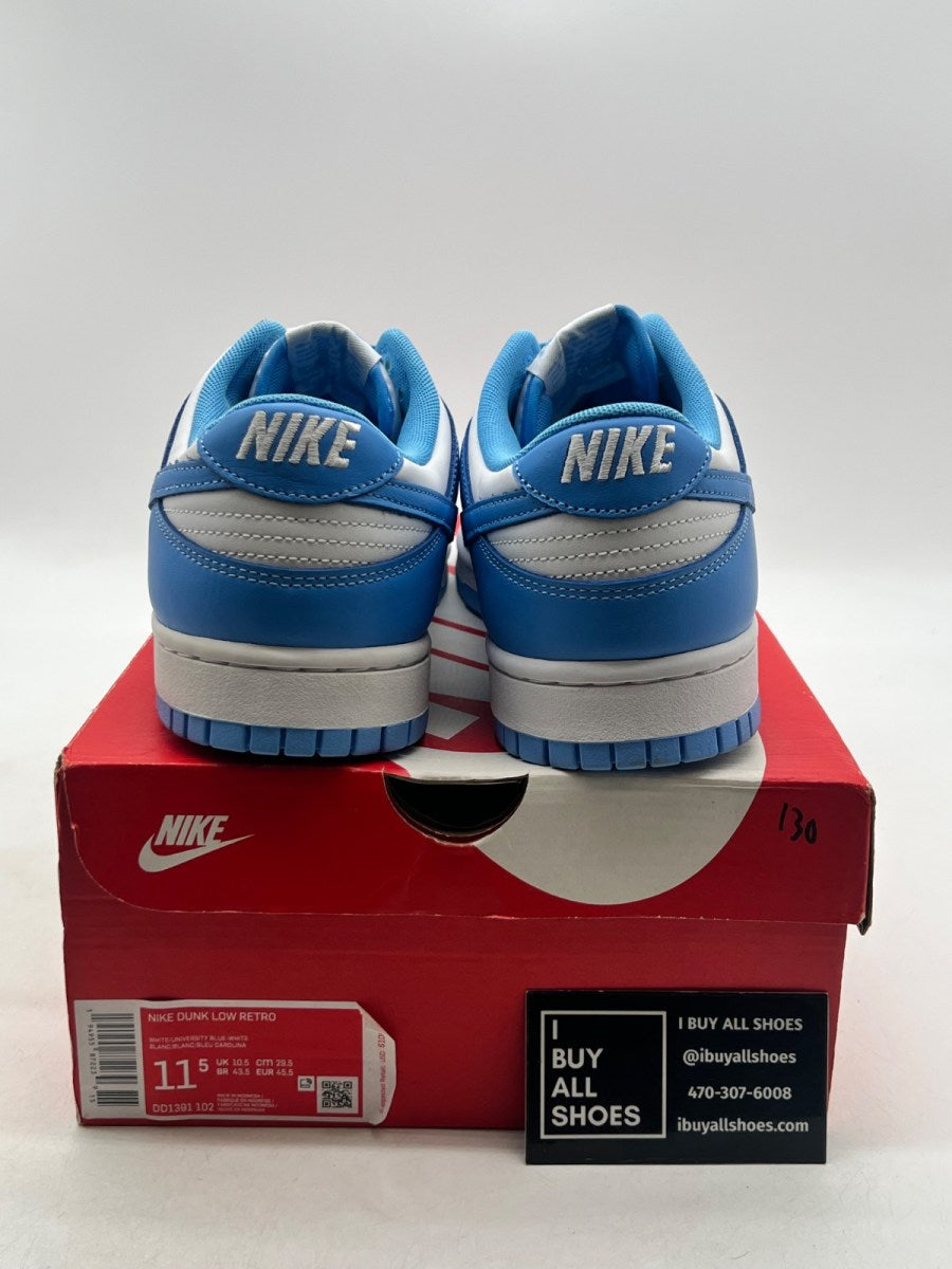 Nike Dunk Low UNC (2021) 11.5 (Lightly Worn Pre-Owned) - Image 3