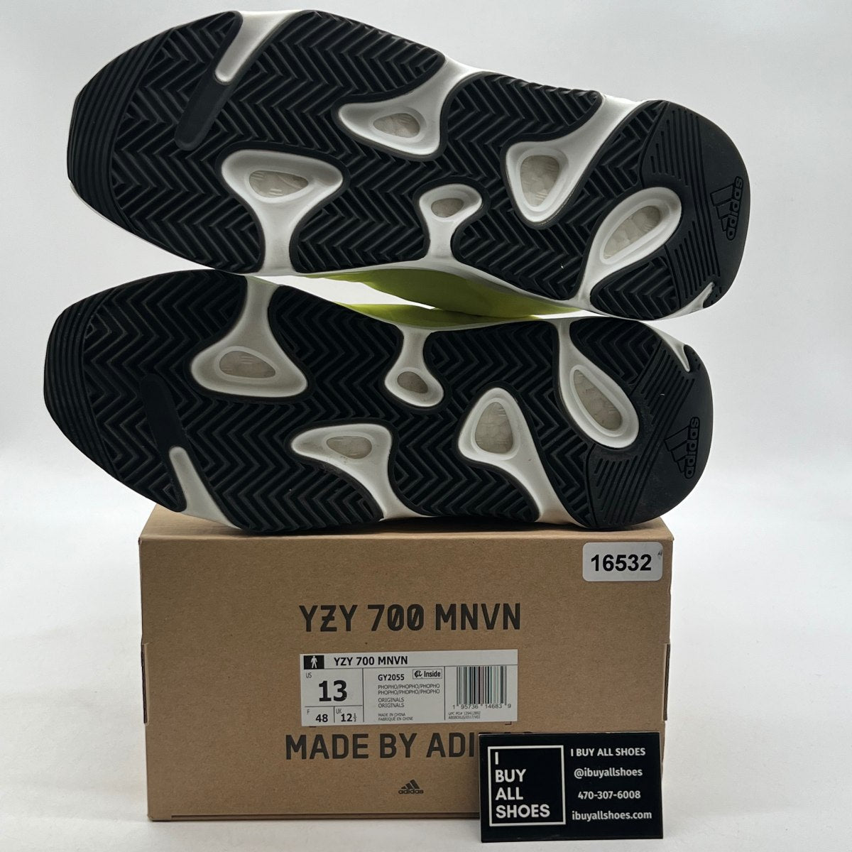 adidas Yeezy Boost 700 MNVN Laceless Phosphor - Image 8