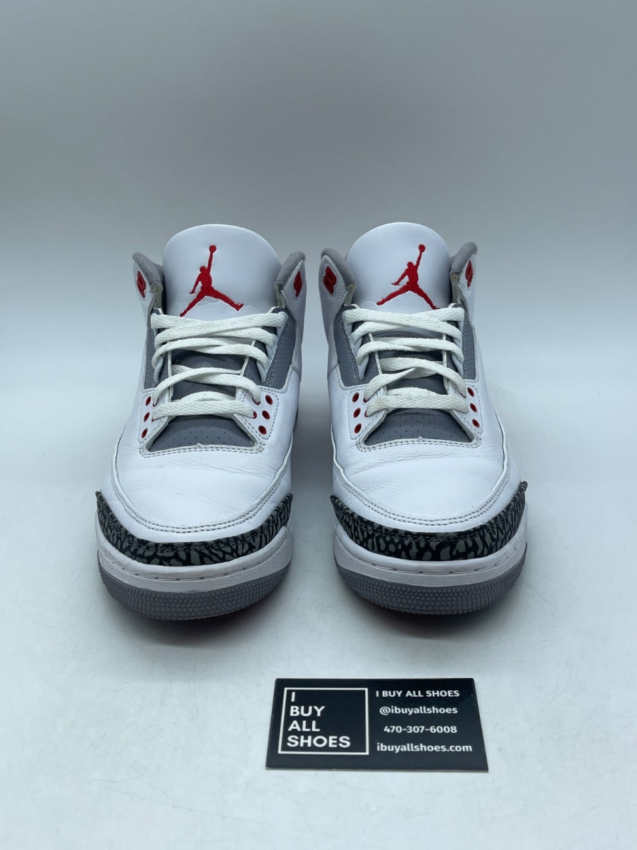 Jordan 3 Retro Fire Red (2022) 9.5 (Moderately Worn Pre-Owned) - Image 2