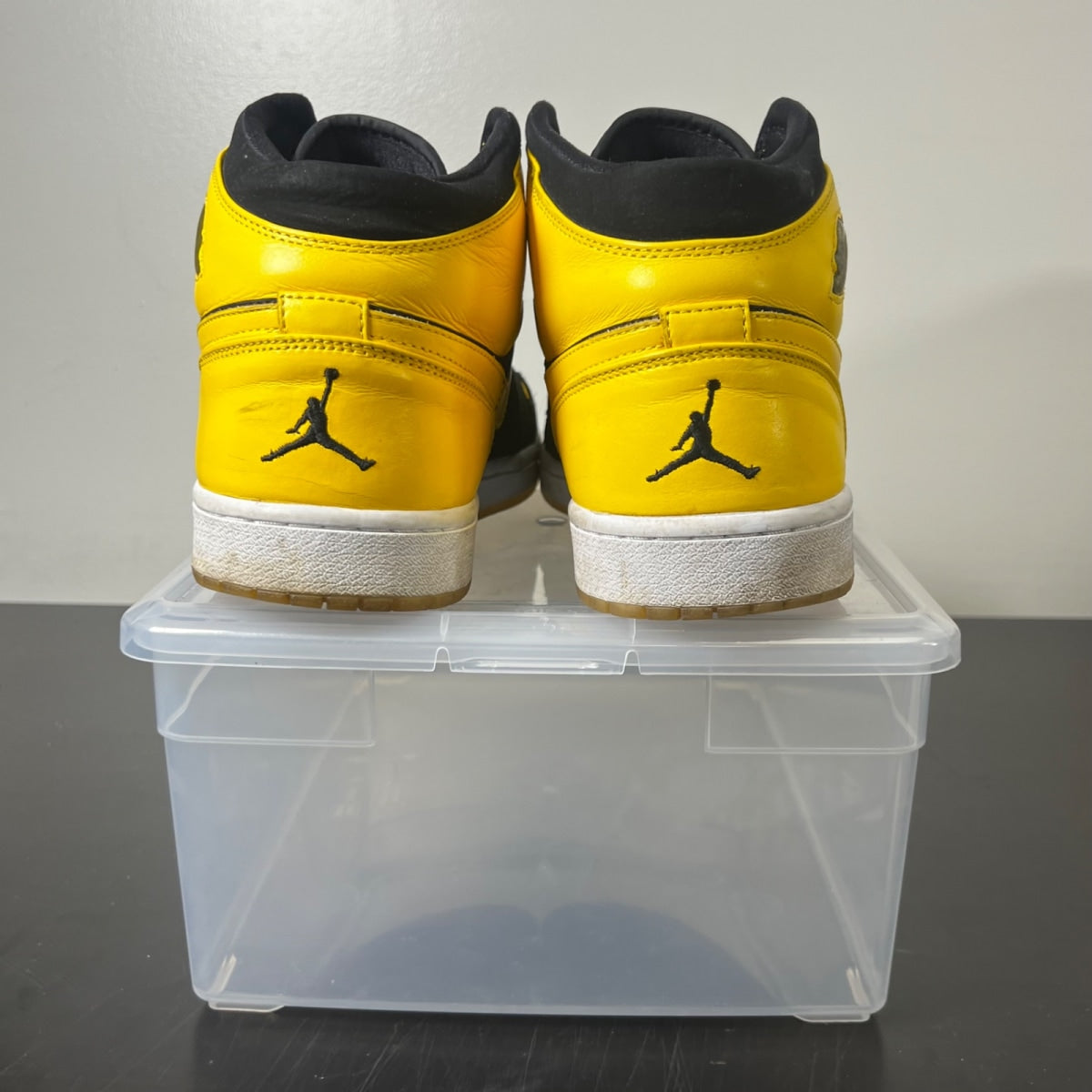 Jordan 1 Retro Beginning Moments Pack (BMP) New Love 13 (Heavily Worn Pre-Owned)JordanBlack/Varsity Maize-White - Image 6