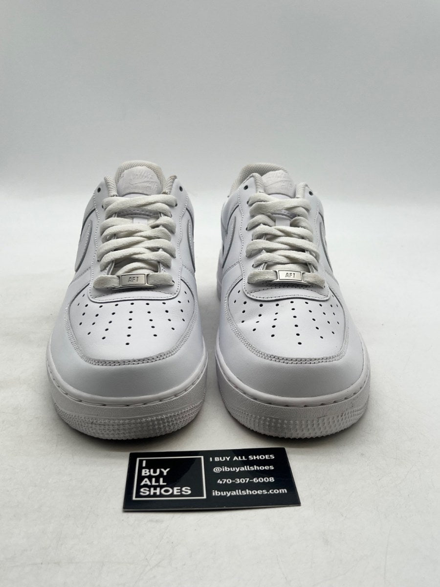 Nike Air Force 1 Low '07 White 11 (Lightly Worn Pre-Owned) - Image 2