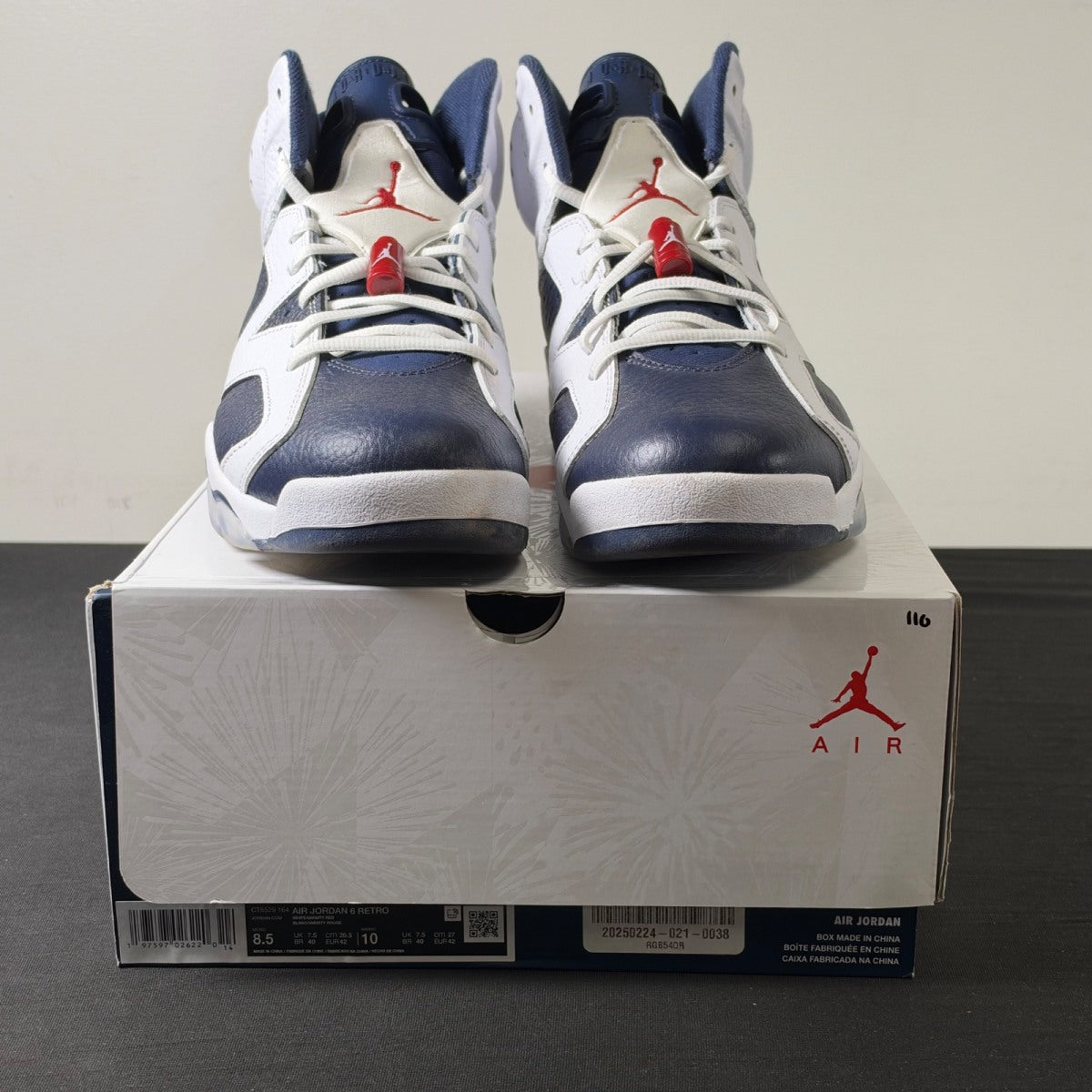 Jordan 6 Retro Olympic (2024) (Size 8.5) - Image 2