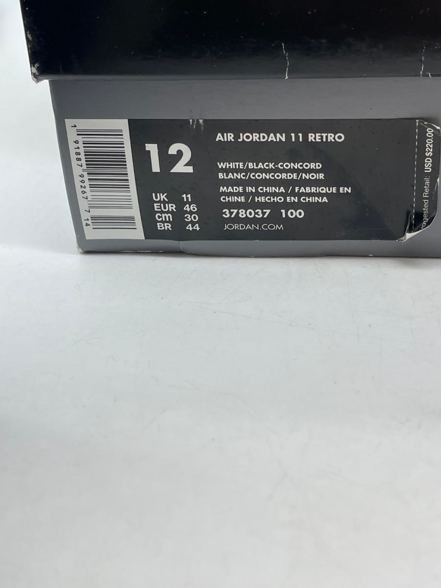 Jordan 11 Retro Concord (2018) 12 (Moderately Worn Pre-Owned) - Image 9
