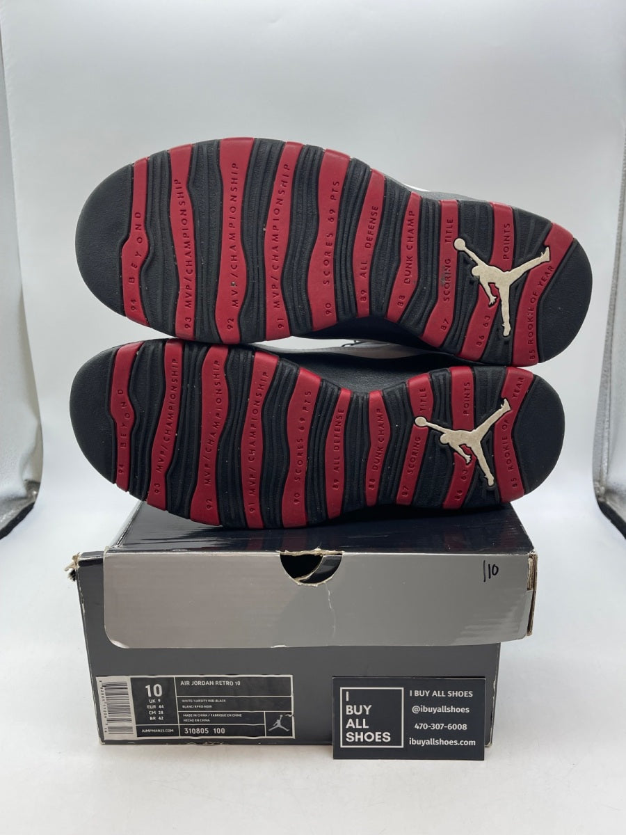 Jordan 10 Retro Chicago Bulls (2012) 10 (Moderately Worn Pre-Owned) - Image 7