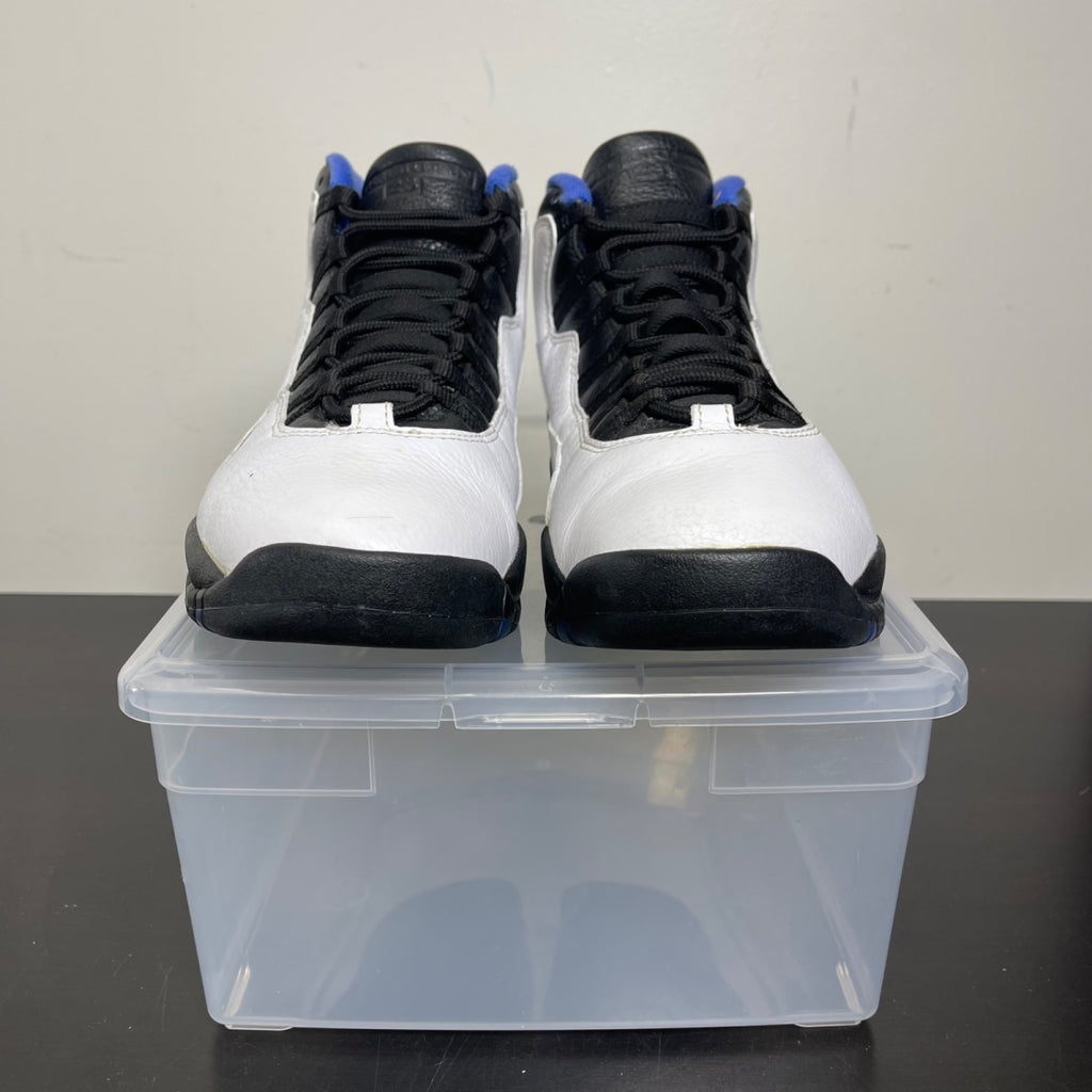 Jordan 10 Retro Orlando 9.5 (Moderately Worn Pre-Owned)JordanWhite/Black-Royal-Metallic Silver - Image 2