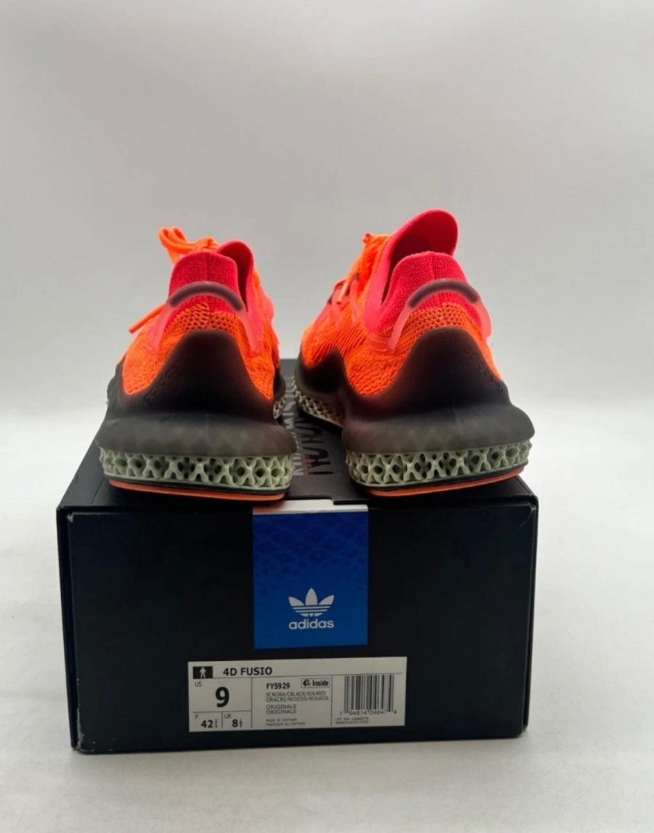 adidas 4D Fusio Screaming Orange 9 (Lightly Worn Pre-Owned)adidasScreaming Orange/Core Black/Solar Red - Image 3