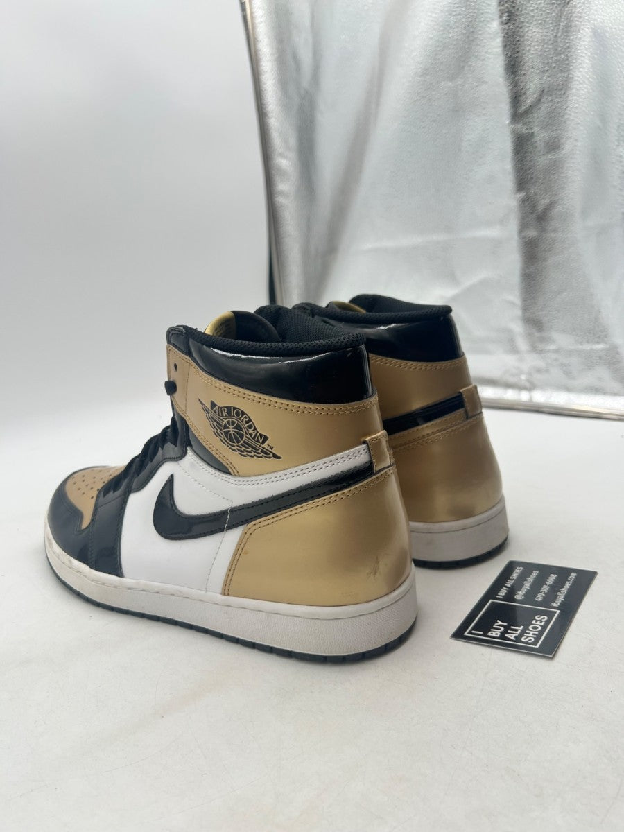 Jordan 1 Retro High NRG Patent Gold Toe 11.5 (Moderately Worn Pre-Owned) - Image 4