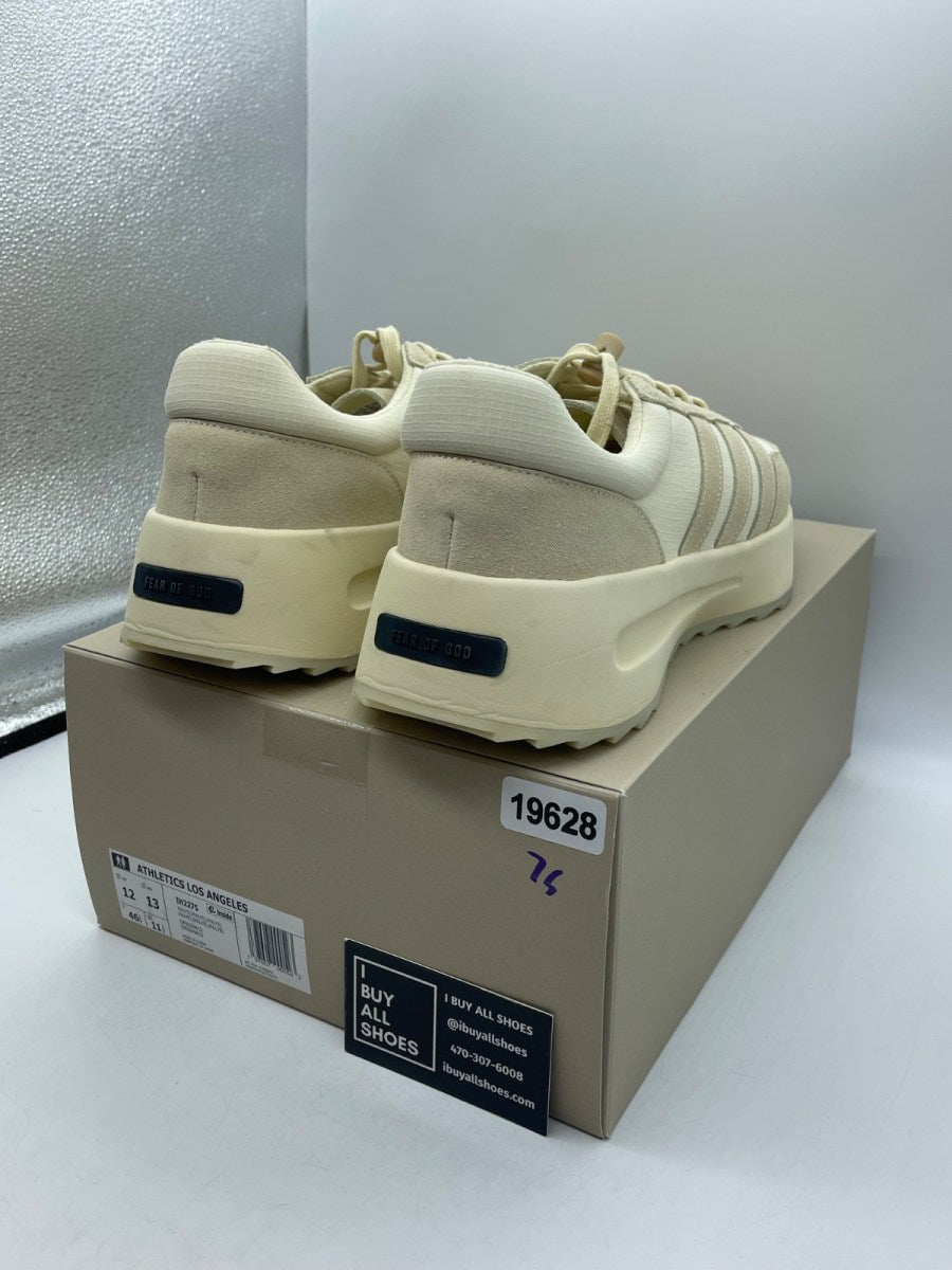 adidas Fear of God Athletics Los Angeles Pale Yellow 12 (Moderately Worn Pre-Owned) - Image 5