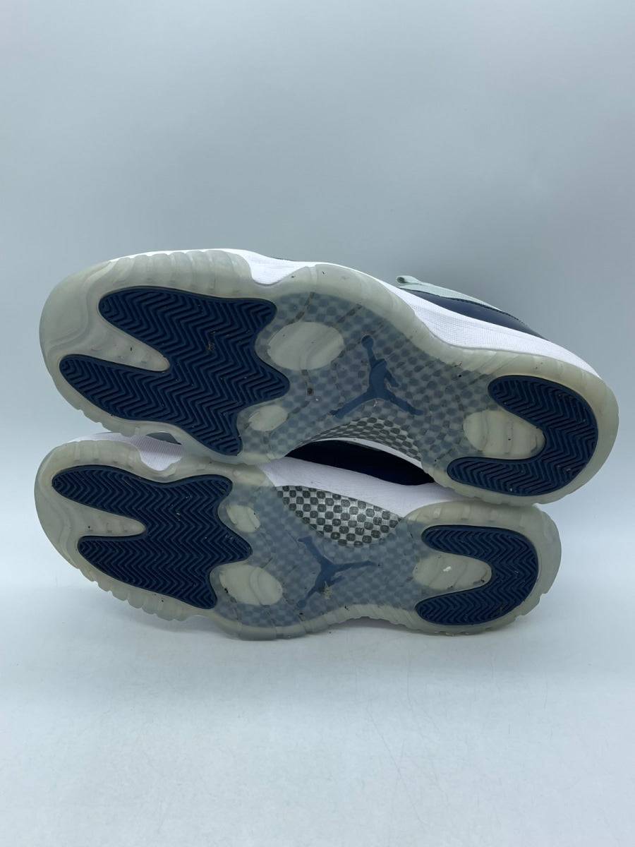 Jordan 11 Retro Low Georgetown 13 (Moderately Worn Pre-Owned)JordanGrey Mist/White-Midnight Navy - Image 7