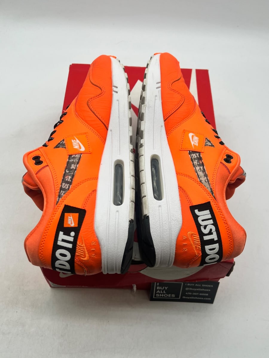 Nike Air Max 1 Just Do It Pack Orange 10 (Moderately Worn Pre-Owned) - Image 9