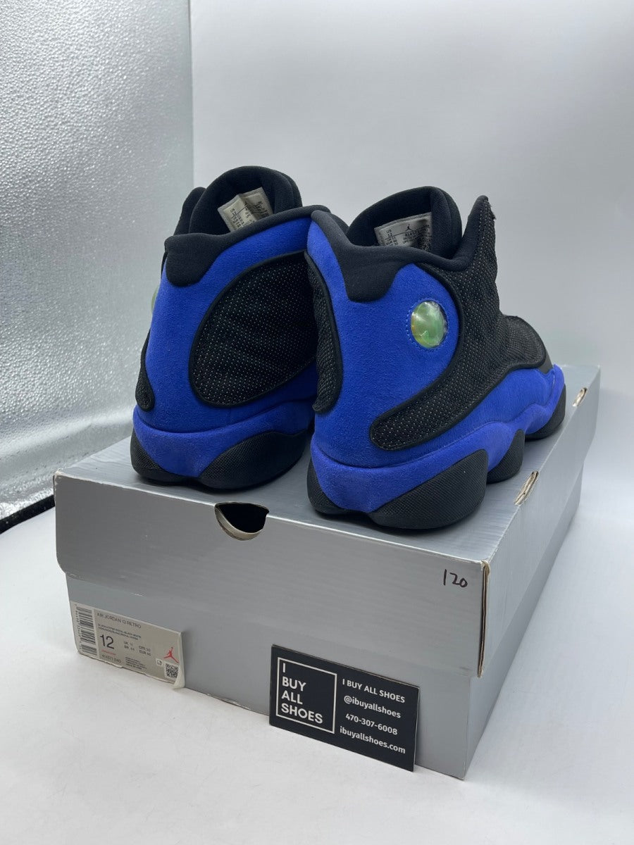 Jordan 13 Retro Black Hyper Royal 12 (Moderately Worn Pre-Owned) - Image 5