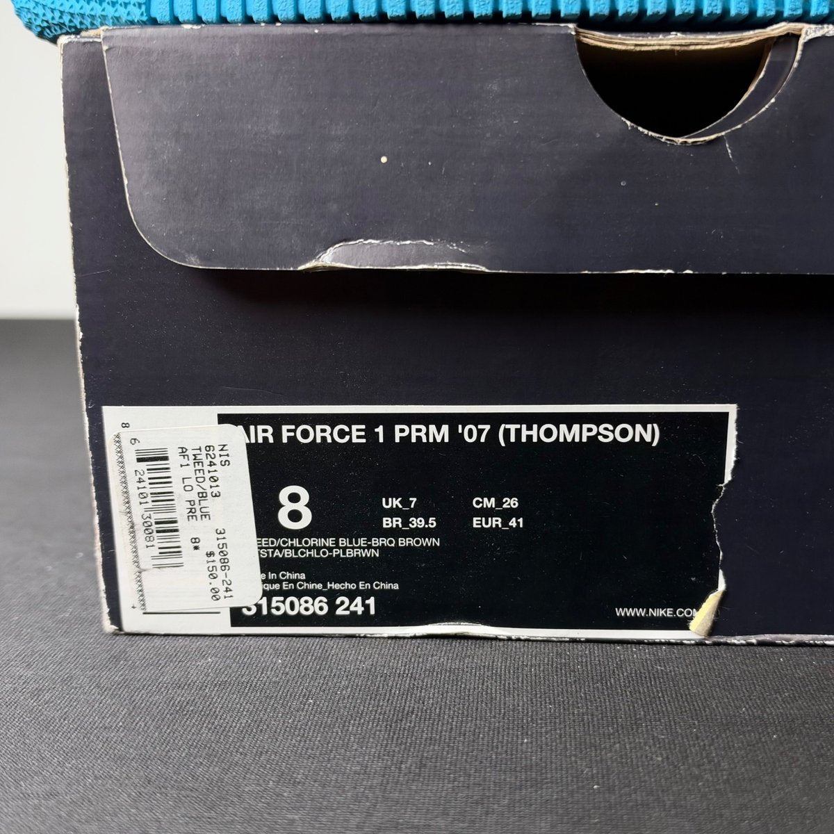 Nike Air Force 1 Low PRM Thompson Original Six (Size 8) - aux