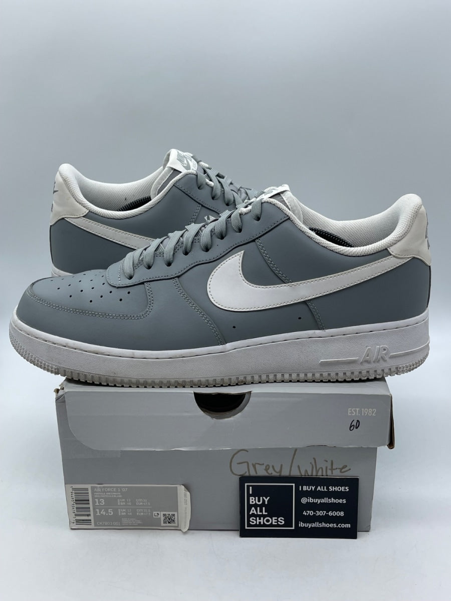 Nike Air Force 1 Low 'Wolf Grey' 13 (Moderately Worn Pre-Owned) - Image 1