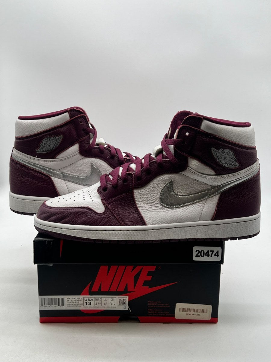 Jordan 1 Retro High OG Bordeaux 13 (Lightly Worn Pre-Owned) - Image 1