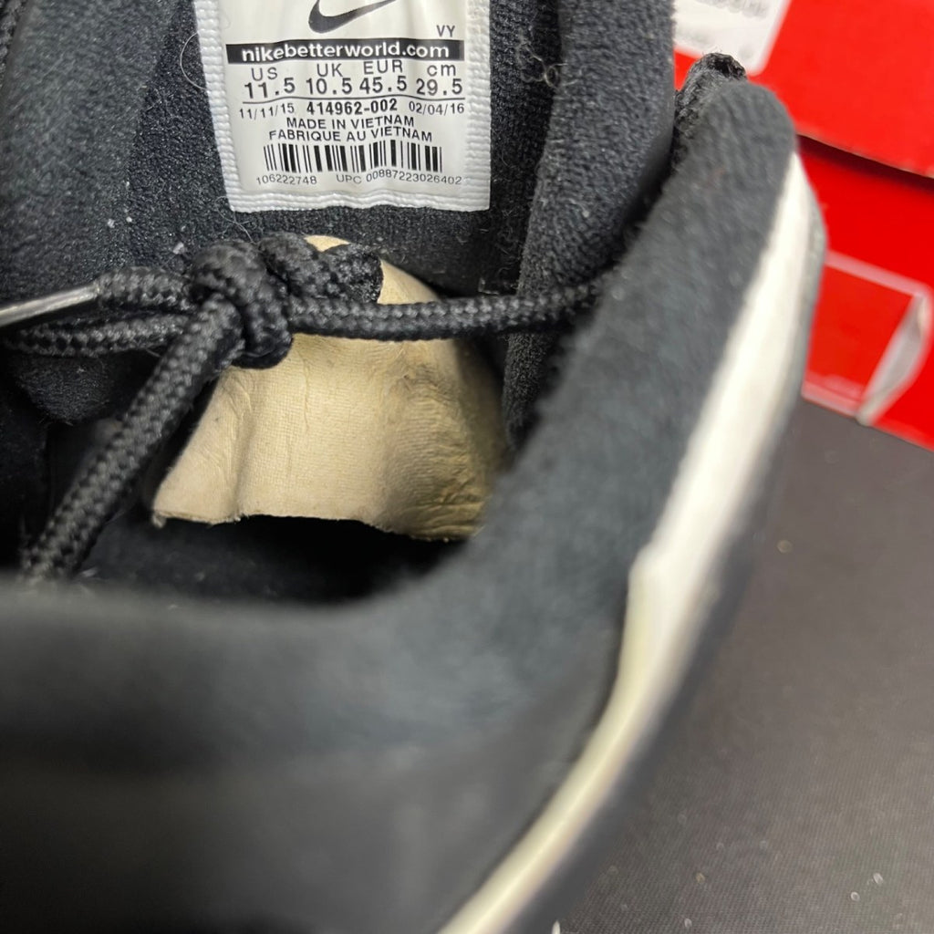 Nike Air More Uptempo Black White 11.5 (Moderately Worn Pre-Owned)NikeBlack/White - Image 6