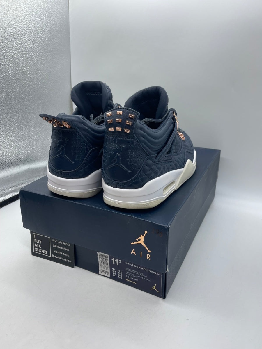 Jordan 4 Retro Obsidian 11.5 (Moderately Worn Pre-Owned) - Image 5