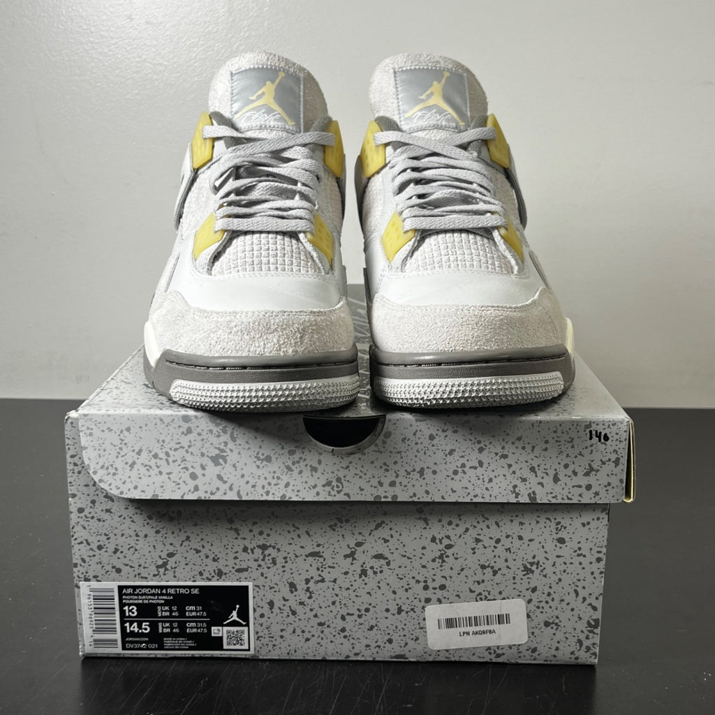 Jordan 4 Retro SE Craft Photon Dust 13 (Lightly Worn Pre-Owned)JordanPhoton Dust/Pale Vanilla/Off White/Grey Fog/Flat Pewter/Sail - Image 2