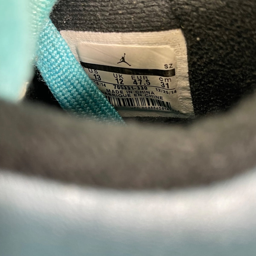 Jordan 4 Retro Teal 13 (Moderately Worn Pre-Owned)JordanTeal/White-Black-Retro - Image 6
