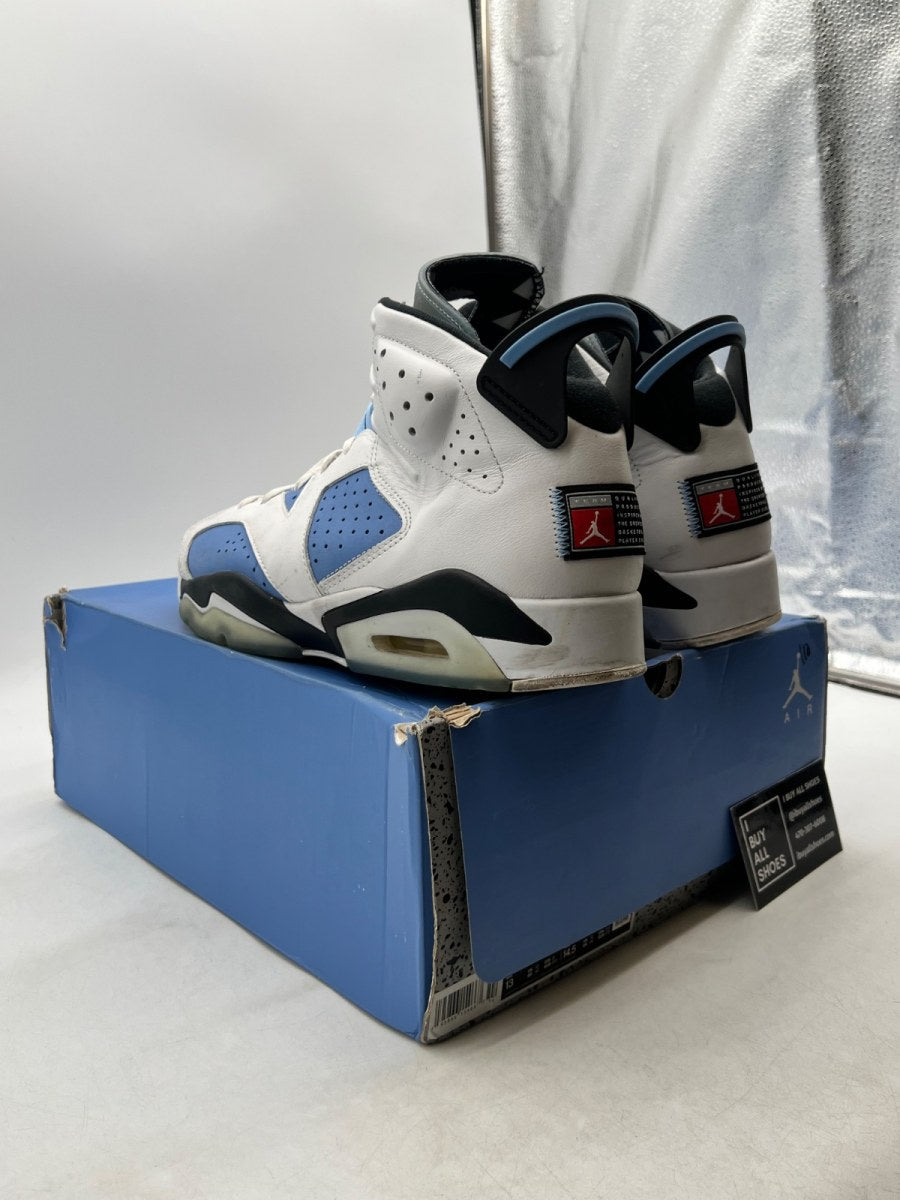 Jordan 6 Retro UNC White 13 (Moderately Worn Pre-Owned) - Image 4
