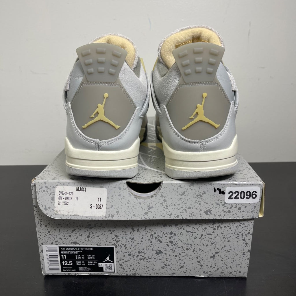 Jordan 4 Retro SE Craft Photon Dust 11 (Moderately Worn Pre-Owned)JordanPhoton Dust/Pale Vanilla/Off White/Grey Fog/Flat Pewter/Sail - Image 4