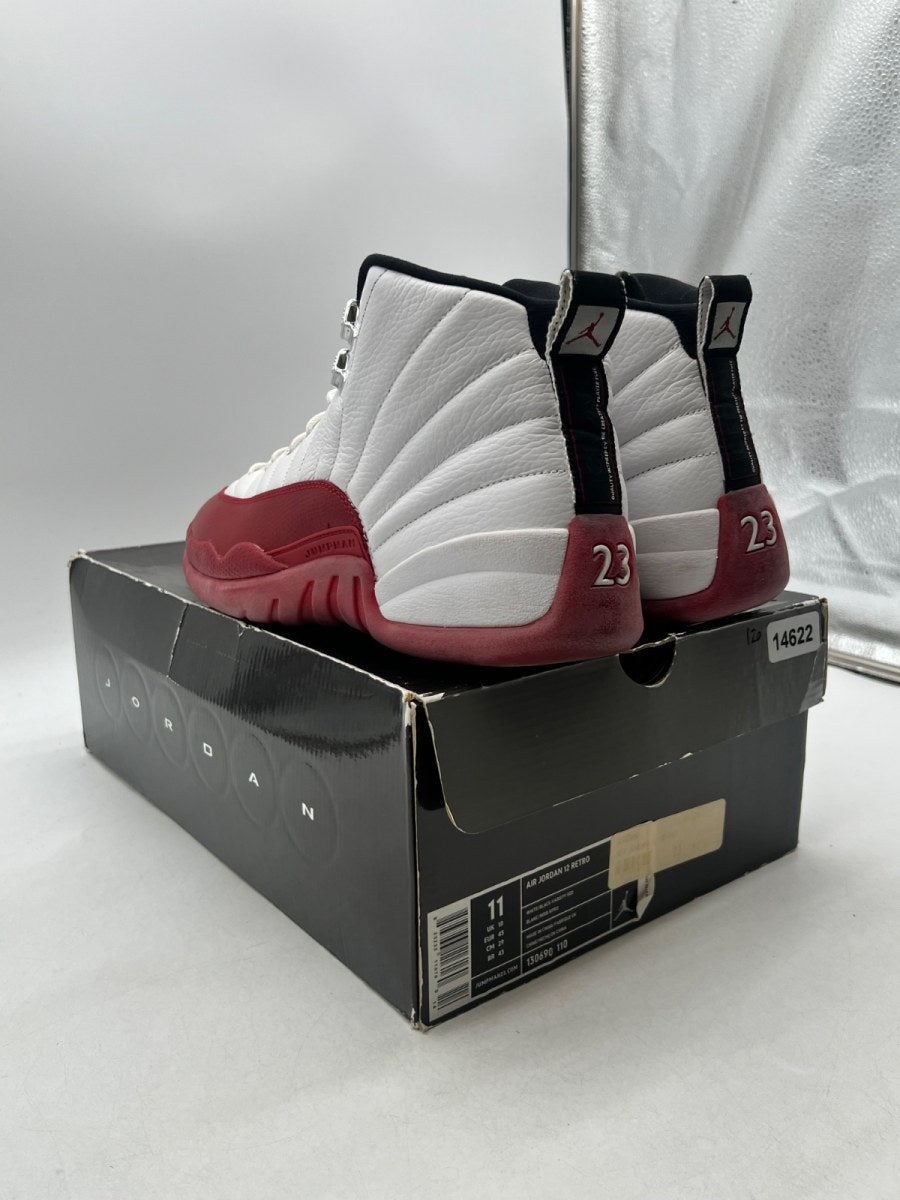 Jordan 12 Retro Cherry (2009) 11 (Moderately Worn Pre-Owned)JordanWhite/Varsity Red - Image 4