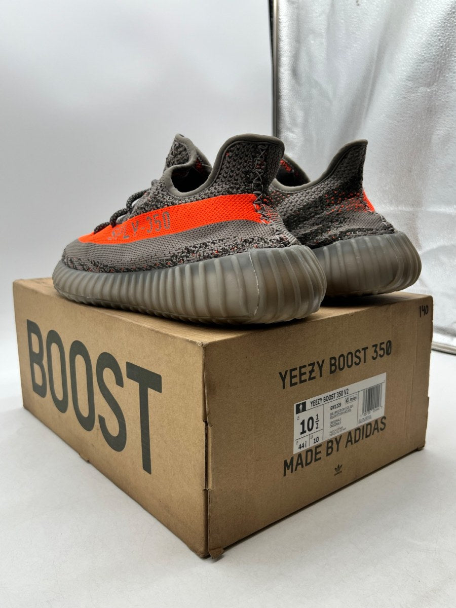 adidas Yeezy Boost 350 V2 Beluga Reflective 10.5 (Lightly Worn Pre-Owned)adidasReflective/Steeple Grey/Solar Red - Image 6