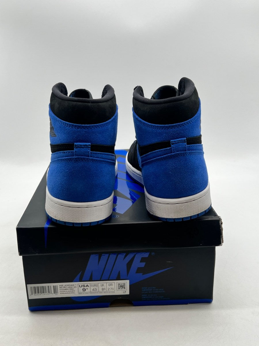 Jordan 1 Retro High OG Royal Reimagined 9.5 (Lightly Worn Pre-Owned)JordanBlack/Royal Blue/White - Image 6