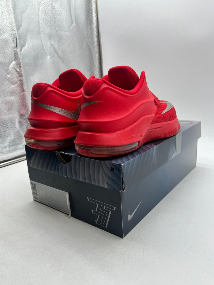 Nike KD 7 Global Game 10.5 (Moderately Worn Pre-Owned)NikeAction Red/Metallic Silver - Image 3