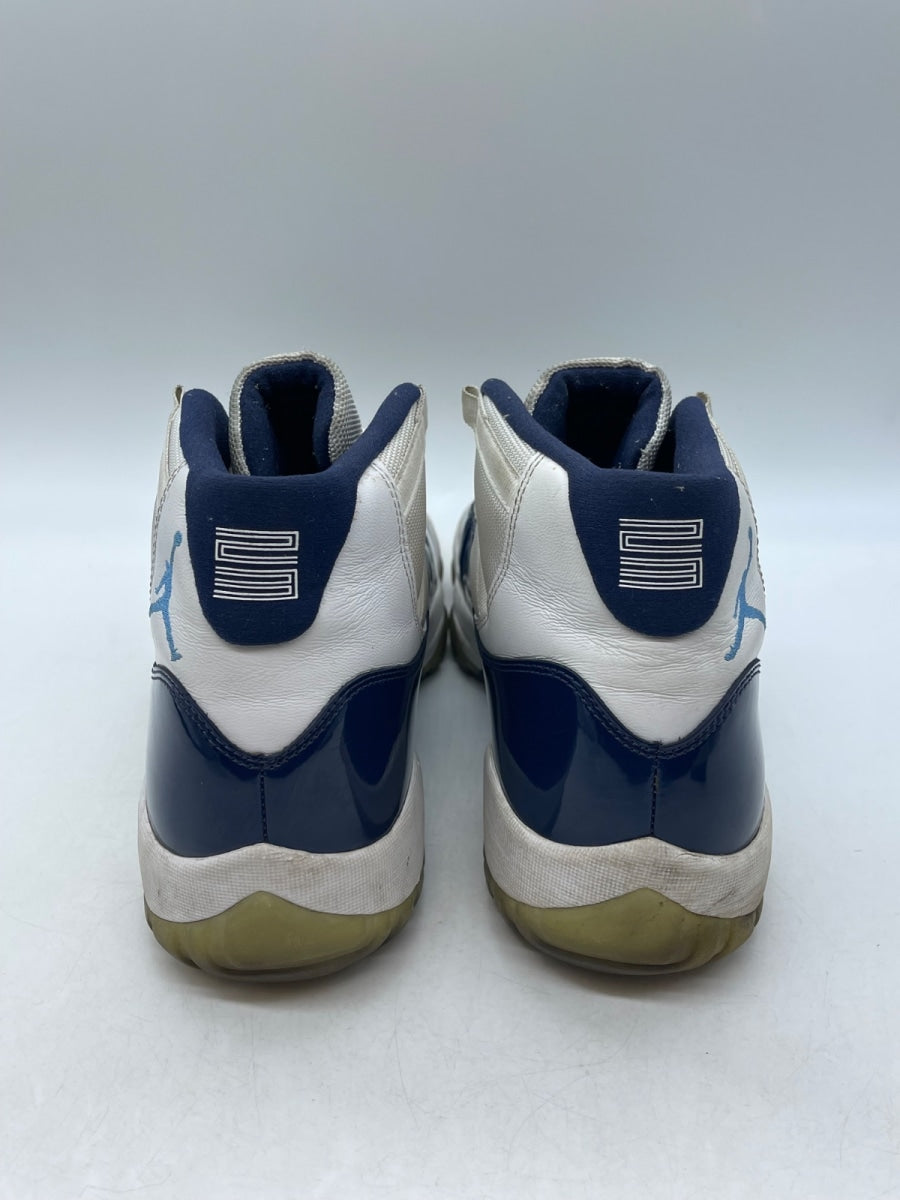 Jordan 11 Retro UNC Win Like 82 12 (Moderately Worn Pre-Owned)JordanWhite/University Blue-Midnight Navy - Image 3