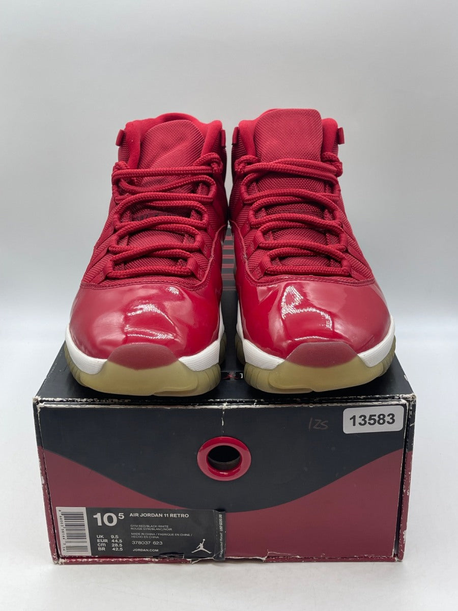 Jordan 11 Retro Win Like 96 10.5 (Moderately Worn Pre-Owned)JordanGym Red/Black-White - Image 2