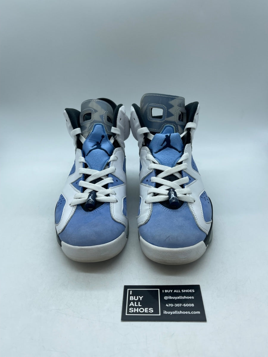 Jordan 6 Retro UNC White 9.5 (Moderately Worn Pre-Owned) - Image 2