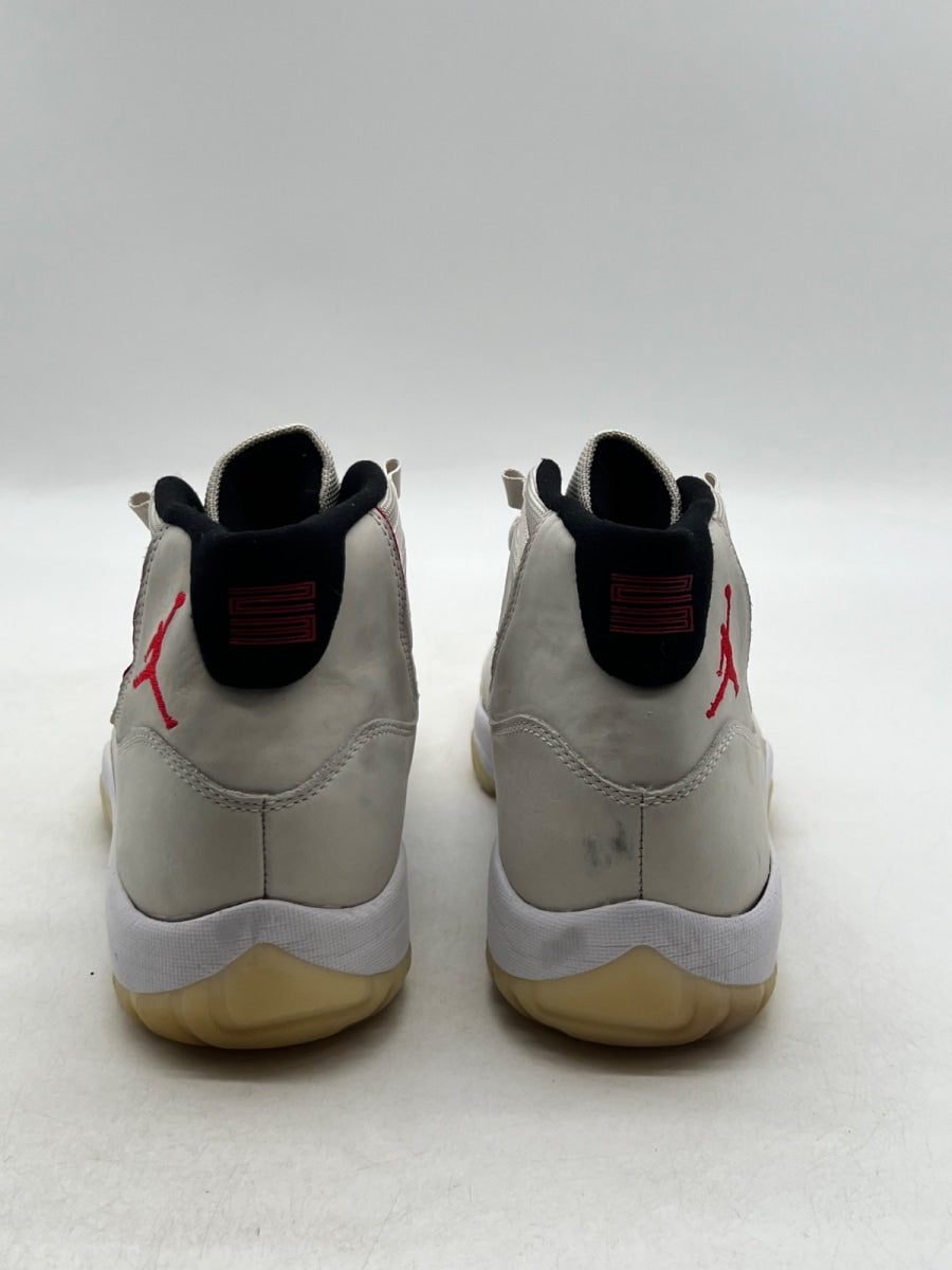Jordan 11 Retro Platinum Tint 10.5 (Moderately Worn Pre-Owned)JordanPlatinum Tint/Sail-University Red-Black - Image 5