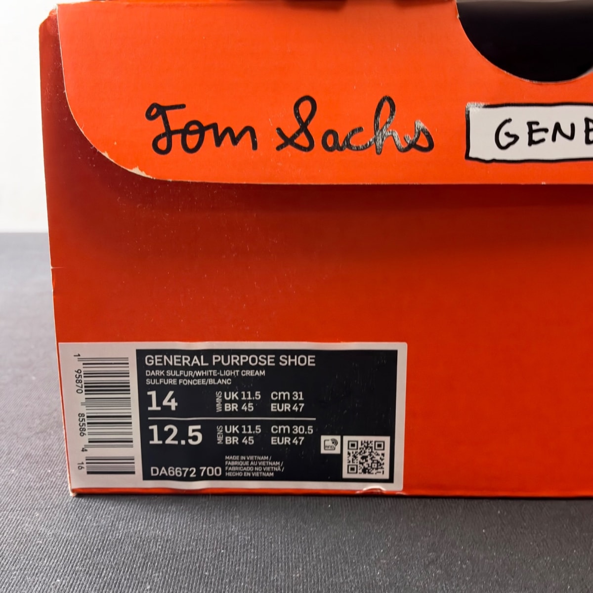 NikeCraft General Purpose Shoe Tom Sachs Archive Dark Sulfur (Size 14W / 12.5M) - aux