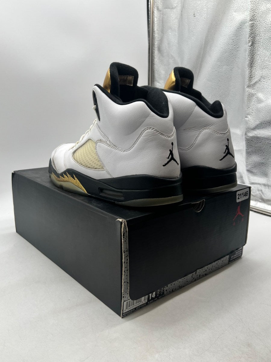 Jordan 5 Retro Olympic (2016) 14 (Heavily Worn Pre-Owned) - Image 4