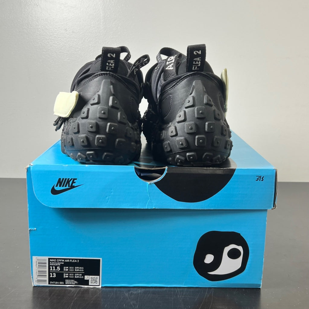Nike CPFM Air Flea 2 Cactus Plant Flea Market Black Alabaster 11.5 (Lightly Worn Pre-Owned)NikeBlack/Alabaster - Image 5