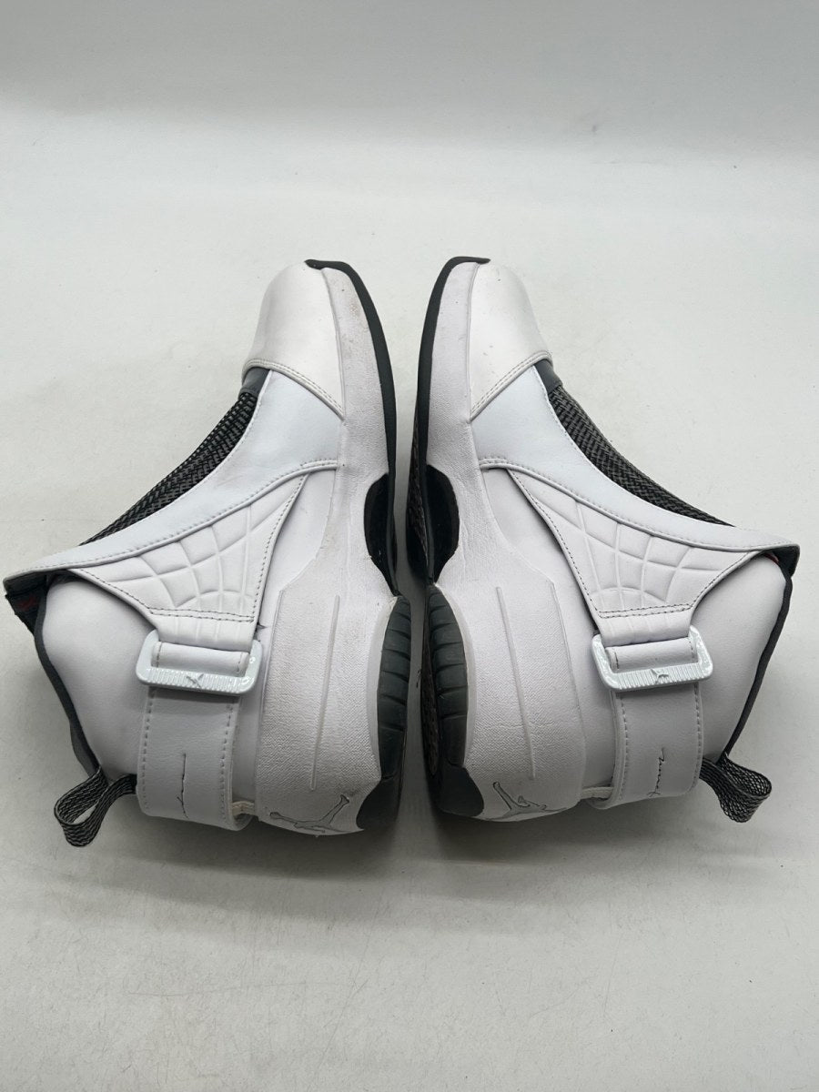 Jordan 19 Retro White Flint Grey 13 (Moderately Worn Pre-Owned)JordanWhite/Chrome-Flint Grey - Image 8