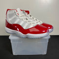 Jordan 11 Retro Cherry (2022) 11 (Moderately Worn Pre-Owned)JordanWhite/Varsity Red/Black - Image 1