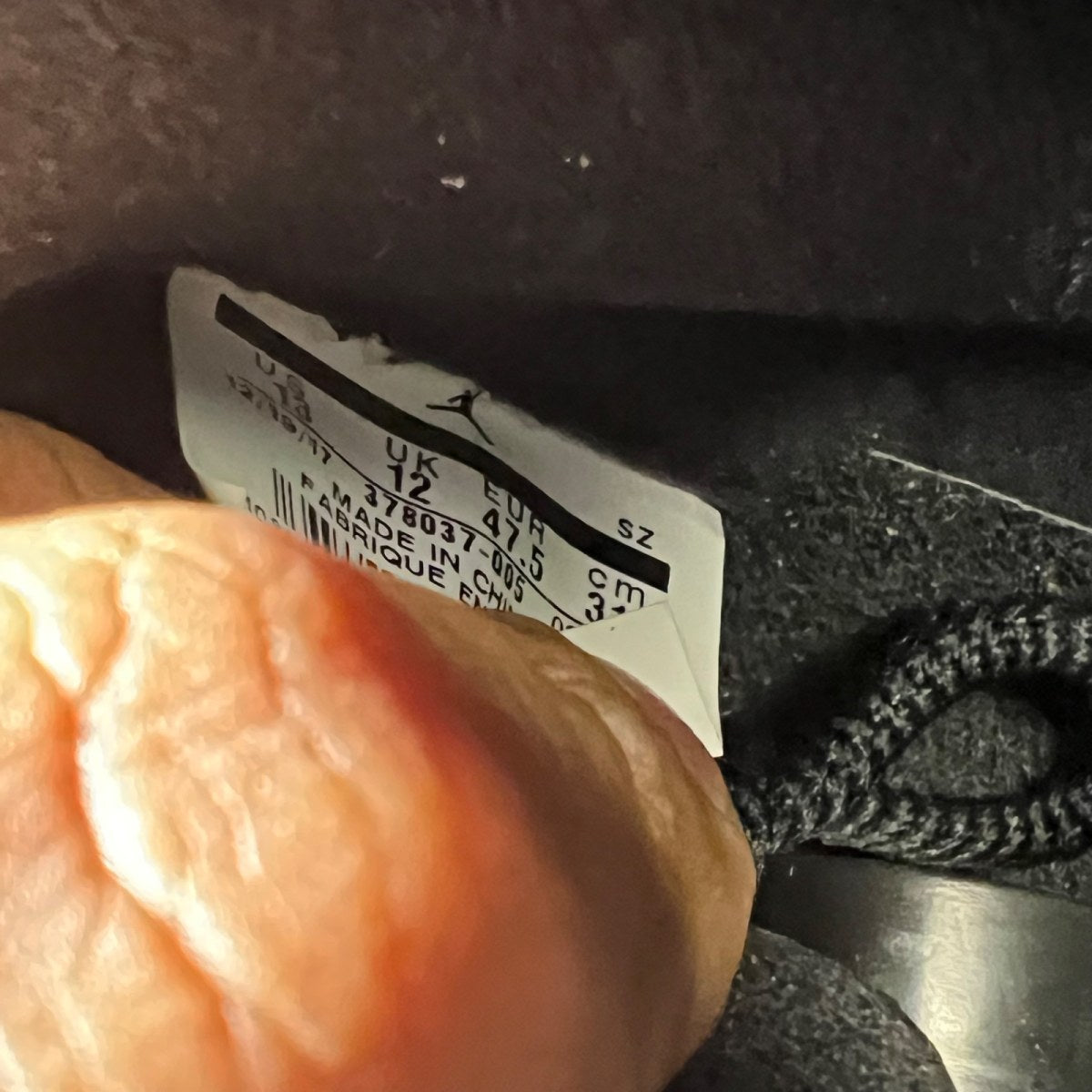 Jordan 11 Retro Cap and Gown 13 (Moderately Worn Pre-Owned)JordanBlack/Black-Black - Image 6