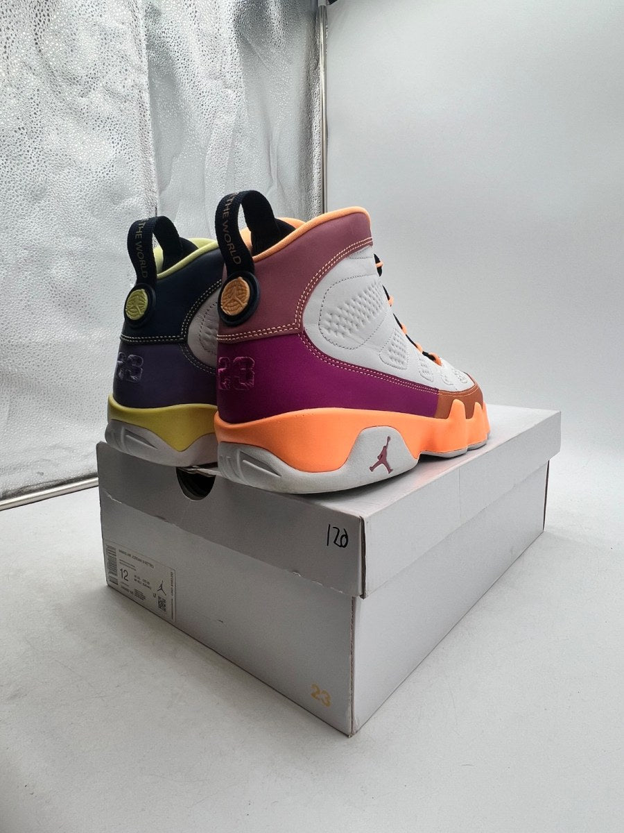 Jordan 9 Retro Change The World (Women's) 12W (Lightly Worn Pre-Owned) - Image 5