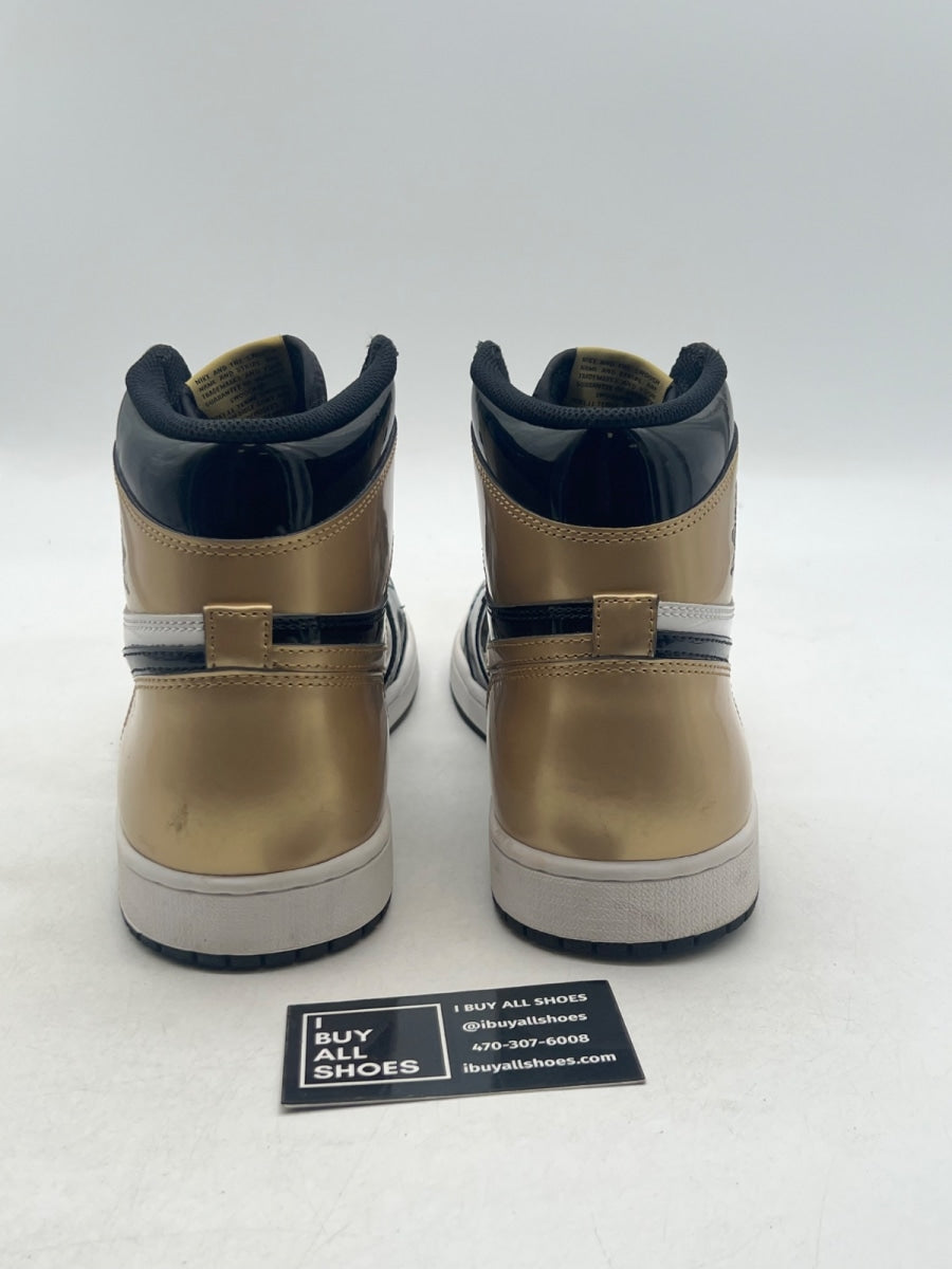 Jordan 1 Retro High NRG Patent Gold Toe 11.5 (Moderately Worn Pre-Owned) - Image 3