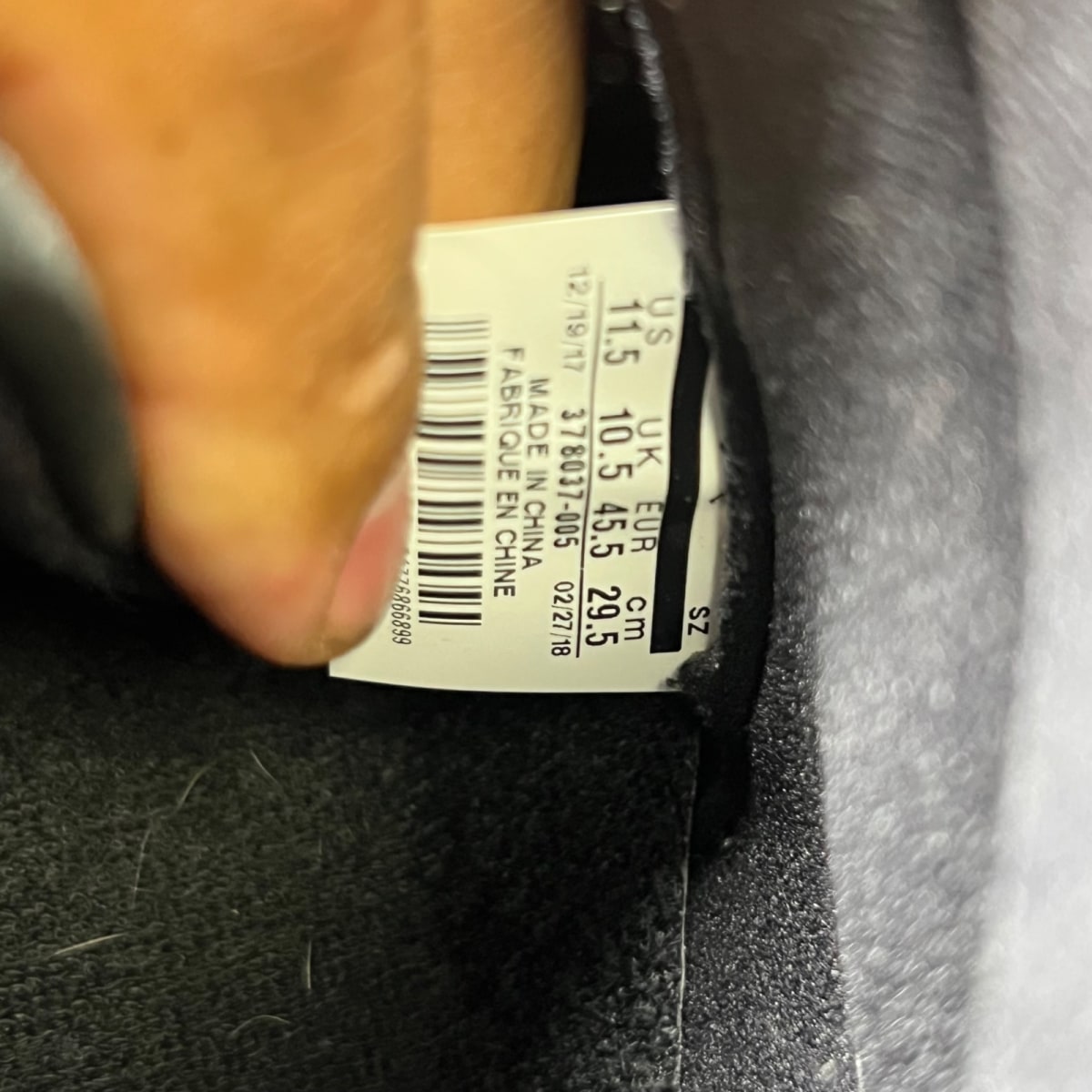 Jordan 11 Retro Cap and Gown 11.5 (Lightly Worn Pre-Owned)JordanBlack/Black-Black - Image 4