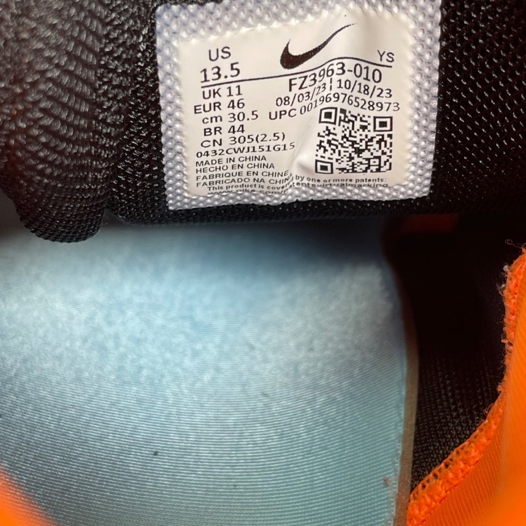 Nike Zoom Vomero 5 Blue Glaze Total Orange (Women's) 13.5W (Moderately Worn Pre-Owned)NikeLight Bone/Blue Gaze/Total Orange - Image 6