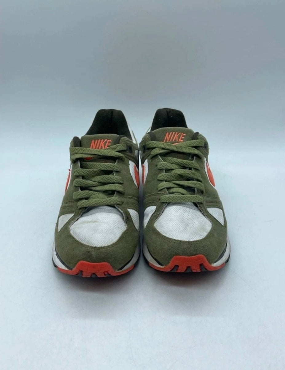 Nike Air Stab Sable Green Wild Mango 7 (Heavily Worn Pre-Owned)NikeWhite/Wild Mango-Pilgrim-Sable Green - Image 2